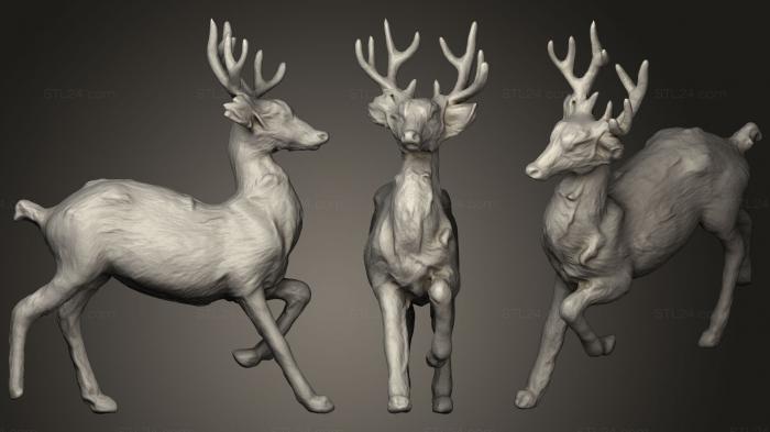 Animal figurines (Toy Deer, STKJ_1816) 3D models for cnc